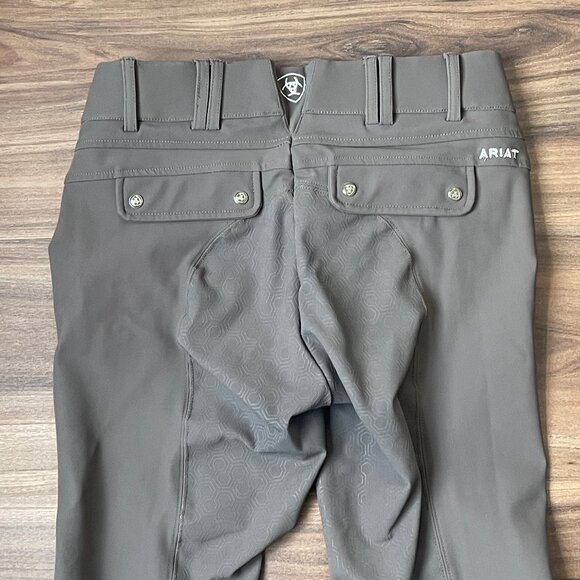 Ariat Women's Tri-Factor Grip Full Seat Breeches - Banyan Bark - 26R - Picture 7 of 7